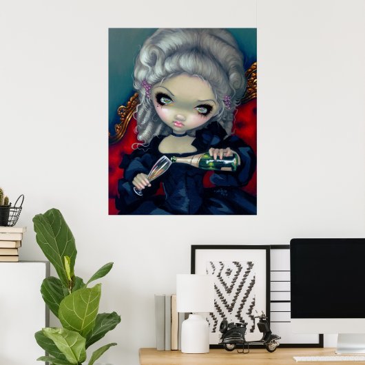 Heb wat Champagne ART PRINT gothic rococo (Thuiskantoor)