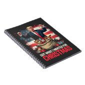Heb wat ik wilde voor Kerstmis Trump Santa Notitieboek (Rechterzijde)