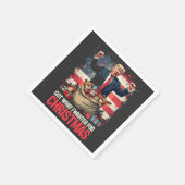 Heb wat ik wilde voor Kerstmis Trump Santa Servet (Hoek)