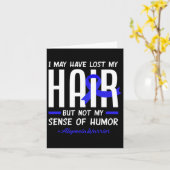 Heb wellicht mijn haar verloren maar niet mijn hum kaart (Gele Bloem)