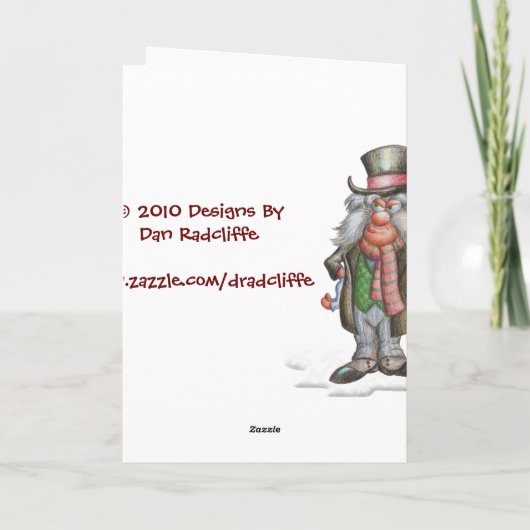 Heb zeer Kerstmis Snarky! Feestdagen Kaart (Achterkant)