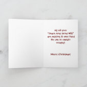 Heb zeer Kerstmis Snarky! Feestdagen Kaart (Binnen)