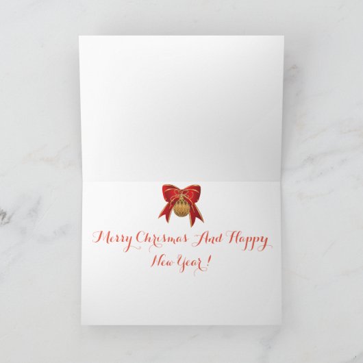 Heb zeer Kerstmis van de Troef Kaart (Binnen)