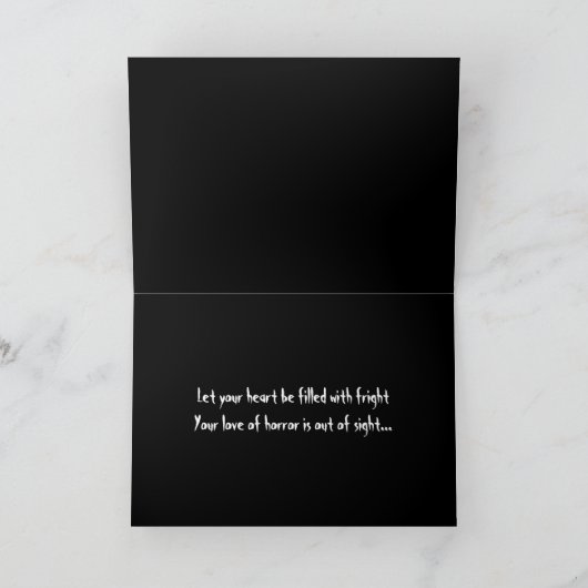 Heb zelf een Enge Kleine Kerstkaart 2 Feestdagen Kaart (Binnen)