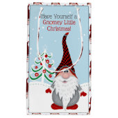 Heb zelf een Gnomey Red Gnome Kerstmis Klein Cadeauzakje (Voorkant)