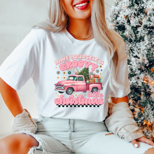 Heb zelf een groovy klein kerst T-shirt