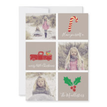 Heb zelf een vrolijk kerstblokfoto