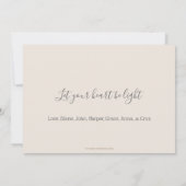 Heb zelf een vrolijk kerstfoto feestdagenkaart (Achterkant)