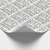 Heb zelf een vrolijk kerstpapier cadeaupapier (Hoek)