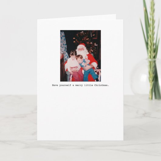 Heb zelf vrolijk weinig Kerstmis Feestdagen Kaart (Voorkant)