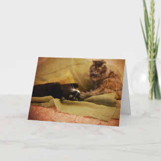 Heb zelf vrolijk weinig Kerstmis Feestdagen Kaart