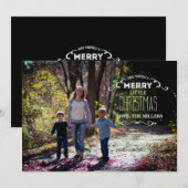 Heb zelf Vrolijk Weinig Kerstmis Feestdagenkaart (Voorkant / Achterkant)