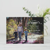 Heb zelf Vrolijk Weinig Kerstmis Feestdagenkaart (Staand voorkant)