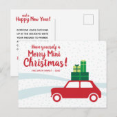 Heb zelf Vrolijke MiniKerstmis Feestdagenkaart (Voorkant / Achterkant)