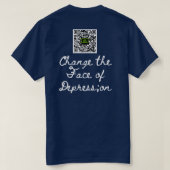 ; hebben Depression_QRcode T-shirt (Design achterkant)