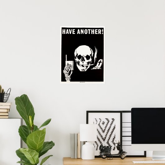 HEBBEN EEN ANDERE ZEKERE Dood Oud antiroken Advert Poster (Thuiskantoor)