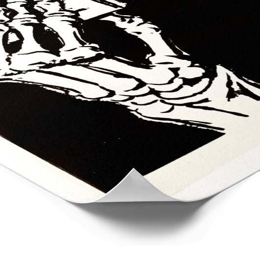 HEBBEN EEN ANDERE ZEKERE Dood Oud antiroken Advert Poster (Hoek)