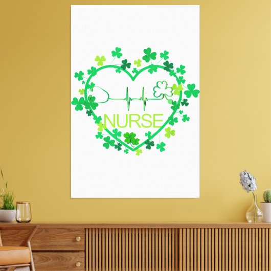 Hebben een Australische Herder Hond Lucky Charm St Canvas Afdruk (Insitu (Woonkamer))