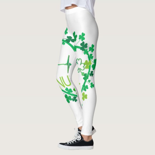 Hebben een Australische Herder Hond Lucky Charm St Leggings (Links)