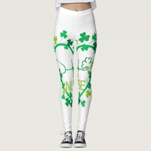 Hebben een Australische Herder Hond Lucky Charm St Leggings