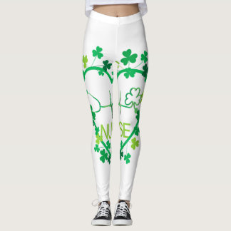 Hebben een Australische Herder Hond Lucky Charm St Leggings