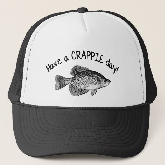 "HEBBEN EEN CRAPPIE DAG" - CRAPPIE VIST TRUCKER PET (Voorkant)