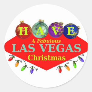 HEBBEN EEN Fabulous Las Vegas Kerst sticker