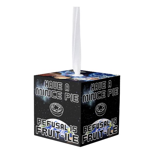 Hebben een gehakt taart - Weigering is FRUIT-ILE Decoratie (Achter hoekig)