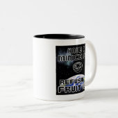 Hebben een gehakt taart - Weigering is FRUIT-ILE Tweekleurige Koffiemok (Voorkant rechts)