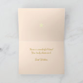 Hebben een geweldige tijd Uil Groeten Feestdagen Kaart (Binnen)