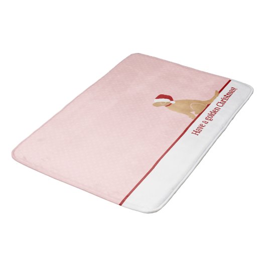 Hebben een gouden kerst badmat (Gekanteld)