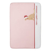 Hebben een gouden kerst badmat (Voorkant Verticaal)