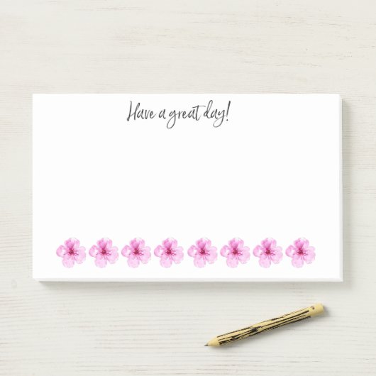 HEBBEN EEN GROTE DAG MET VLOERENDE Nota's Post-it® Notes (Op bureau)