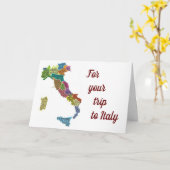 HEBBEN EEN "GROTE TRIP" VOOR ITALIË KAART (Gele Bloem)