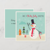 Hebben een Holly Jolly Christmas bewerkbaar | FEES Feestdagenkaart (Voorkant / Achterkant)