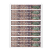 Hebben een Holly Jolly Christmas rustieke houten (Vel)