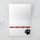 Hebben een Hoppy Christmas w / Pika - Konijn Xmas  Feestdagen Kaart (Binnen)