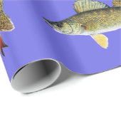 "Hebben een Jolly Walleye Christmas" Walleye Pike Cadeaupapier (Rol Hoek)