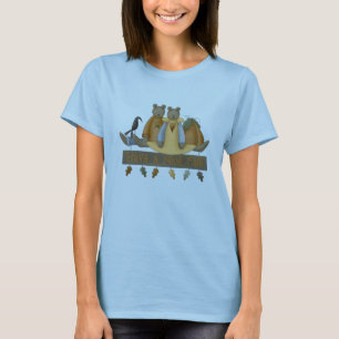 "Hebben een leuke Herfst" herfst Teddy Bear Dames T-shirt