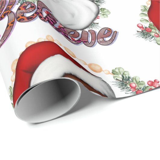 Hebben een melanine kerst zwart sinterklaas cadeaupapier (Rol Hoek)