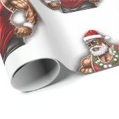 Hebben een melanine kerst zwart sinterklaas cadeaupapier (Rol Hoek)