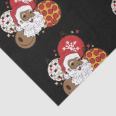 Hebben een melanine kerst zwart sinterklaas Kerstm Tissuepapier (Detail)