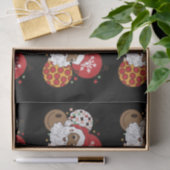 Hebben een melanine kerst zwart sinterklaas Kerstm Tissuepapier (Geschenk)