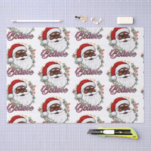 Hebben een melanine kerst zwart sinterklaas tissuepapier (Craft)