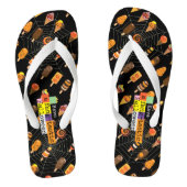 "Hebben een tang-tastic" Halloween Ice Cream Event Teenslippers (Voetbed)
