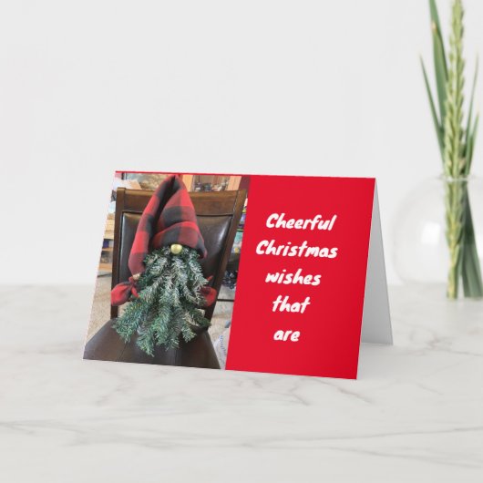 HEBBEN EEN VULLING MET GEWELDIGHEID EN JOY FEESTDAGEN KAART (Voorkant)