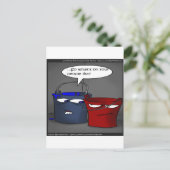 Hebben emmers een lijst van mensen? Funny Gifts &  Briefkaart (Staand voorkant)