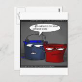 Hebben emmers een lijst van mensen? Funny Gifts &  Briefkaart (Voorkant / Achterkant)