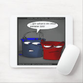 Hebben emmers een lijst van mensen? Funny Gifts & Muismat (Met muis)