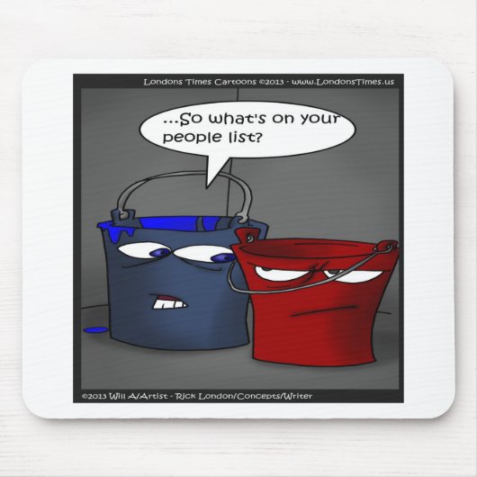 Hebben emmers een lijst van mensen? Funny Gifts & Muismat (Voorkant)